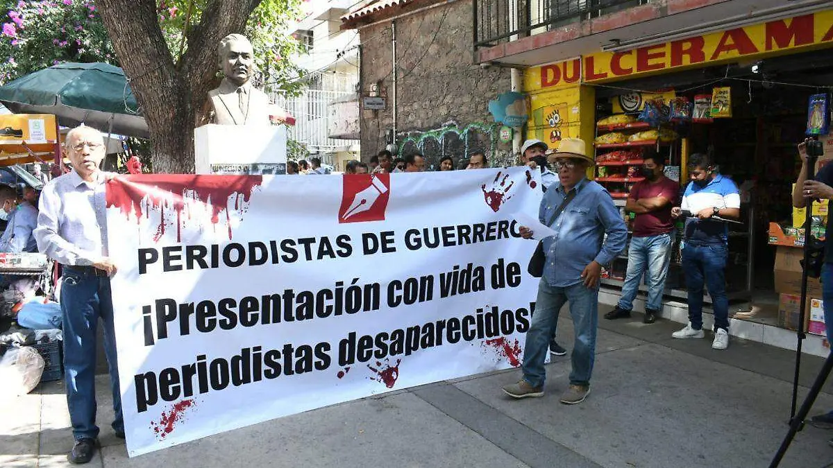 Periodistas en Guerrero exigen el regreso con vida de 3 colegas desaparecidos